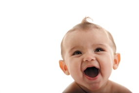 Laughing baby